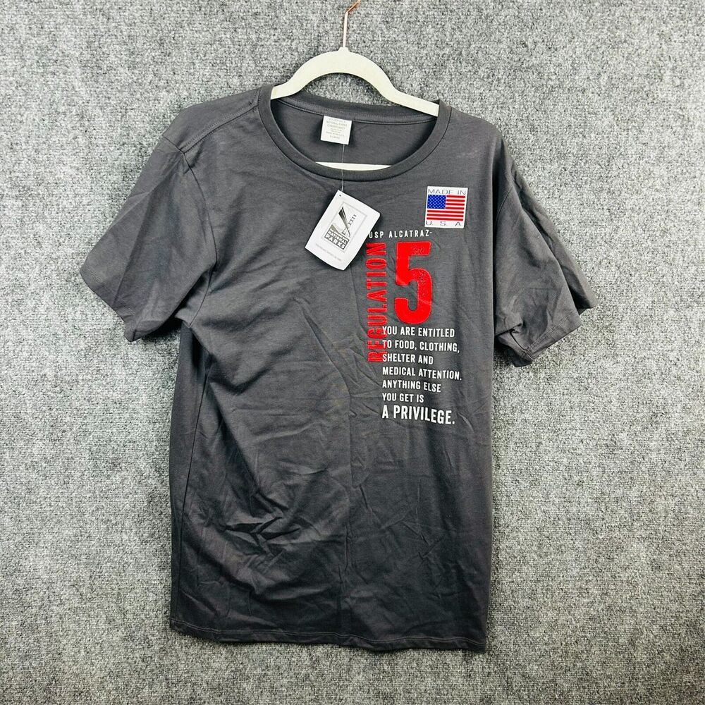 Golden Gate National Parks Alcatraz Commerative Short Sleeve T-Shirt Adult XL